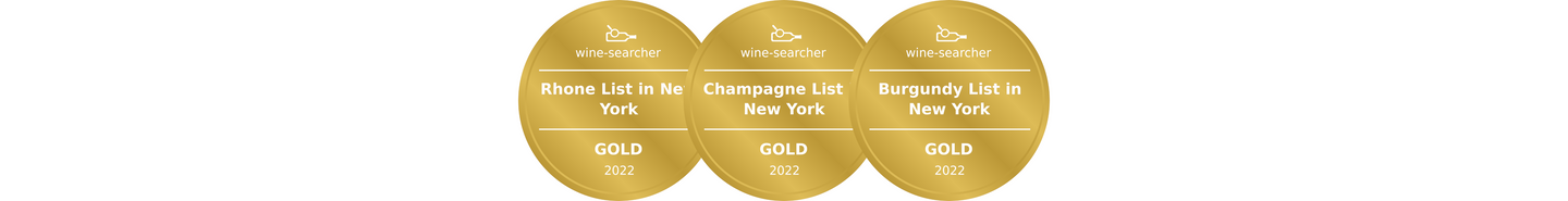 Wine Searcher Gold Awards<br> Rhone-Champagne-Burgundy