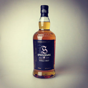 Springbank Campbeltown 18 year old Single Malt Scotch Whisky