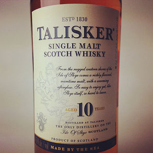 Talisker 10 Year Old Single Malt Scotch Whiskey