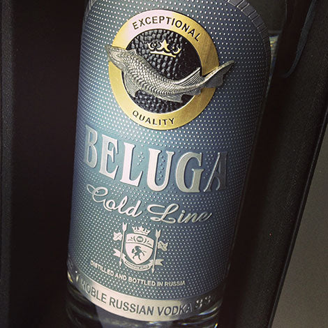 Beluga Gold Line Vodka in Leather Gift Box