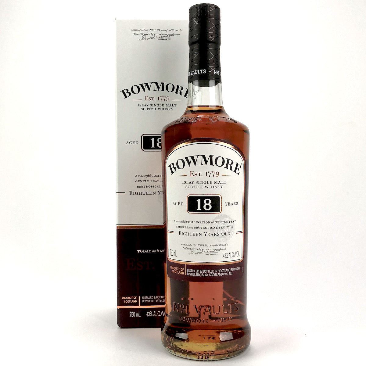 Spirit - Bowmore Single Malt Scotch Aged 18 Years -