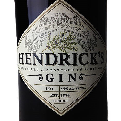 Spirit - Hendricks Gin 1.0 L - 083664868780