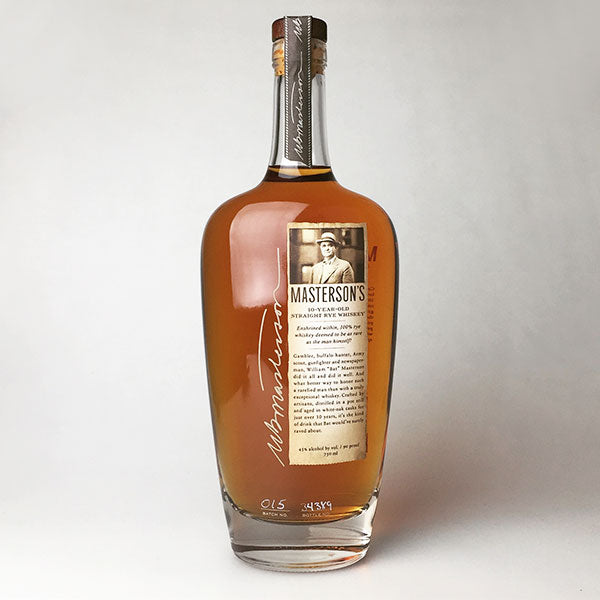 Spirit - Masterson's 10 year old Straight Rye Whiskey - 856442005154