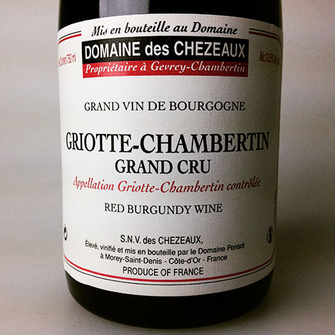 Wine - 2002 Chezeaux, Domaine des Griottes-Chambertin (Ponsot) -