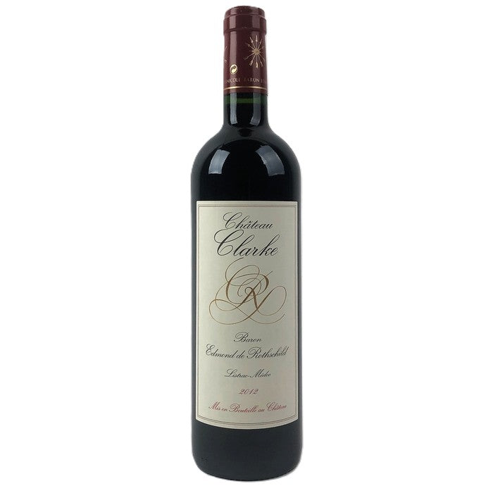 Wine - 2012 Chateau Clarke, Baron Edmond de Rothschild Listrac - 658936181012