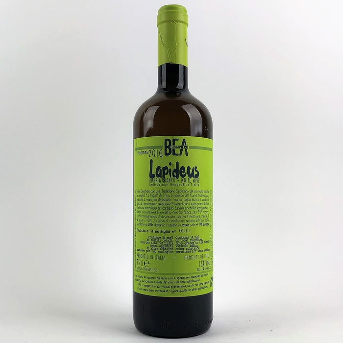 Wine - 2016 Bea, Paolo Umbria Bianco Trebbiano Spoletino Lapideus -