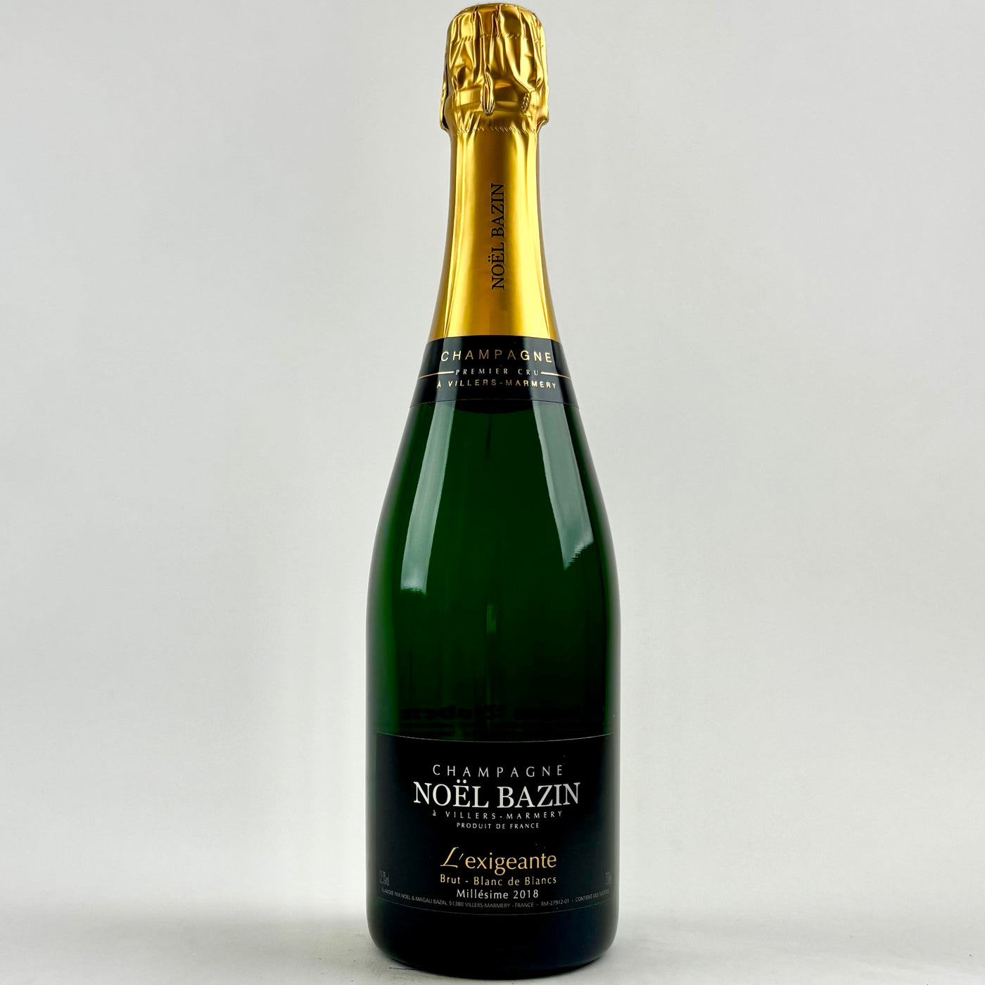 Wine - 2018 Champagne Noel Bazin Blanc de Blancs Brut L'Exigeante -