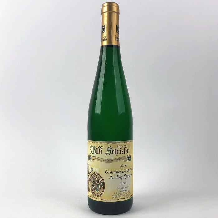 Wine - 2018 Schaefer, Willi Riesling Spatlese Graacher Domprobst AP. 10 - 747736543134