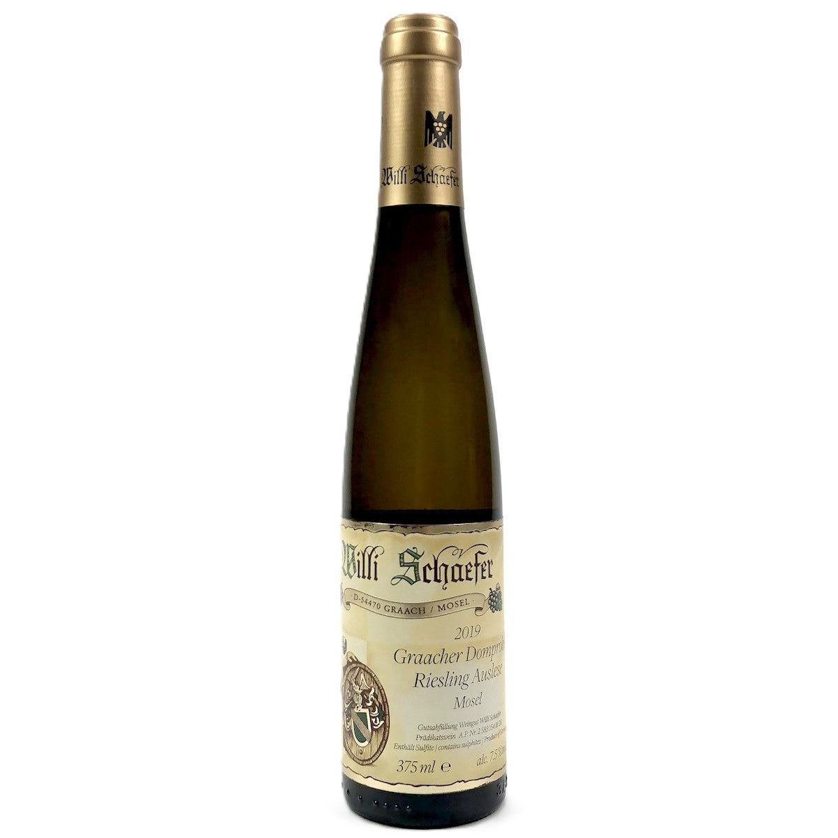 Wine - 2019 Schaefer, Willi Riesling Auslese Graacher Domprobst AP. 11 375 ml - 747736626639