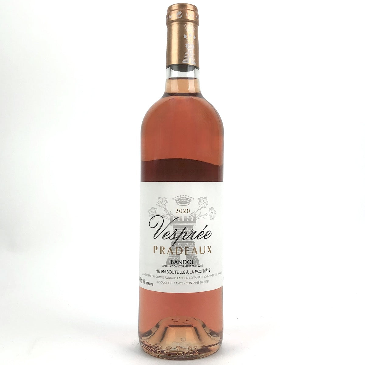 Wine - 2020 Pradeaux Bandol Rose Vespree - 811644012072