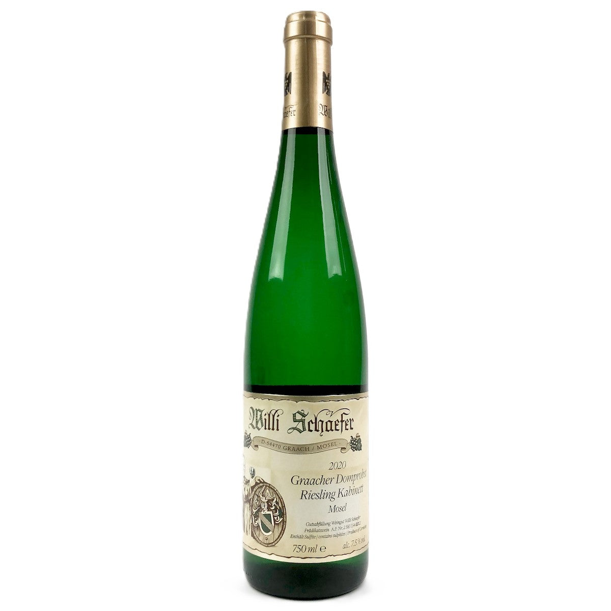 Wine - 2020 Schaefer, Willi Riesling Kabinett Graacher Domprobst #3 - 747736543097