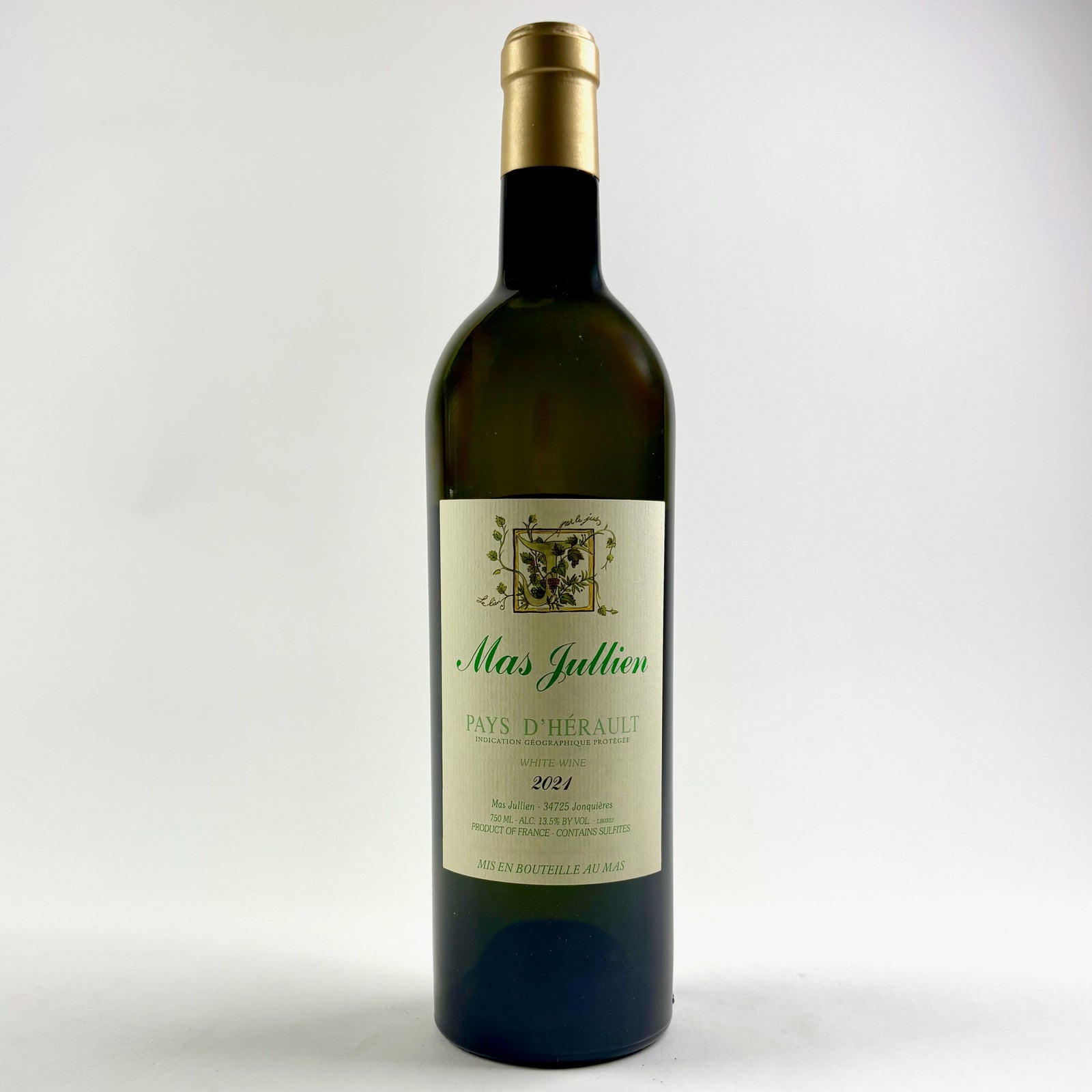 Wine - 2021 Mas Jullien Vin de Pays de l'Herault Blanc -