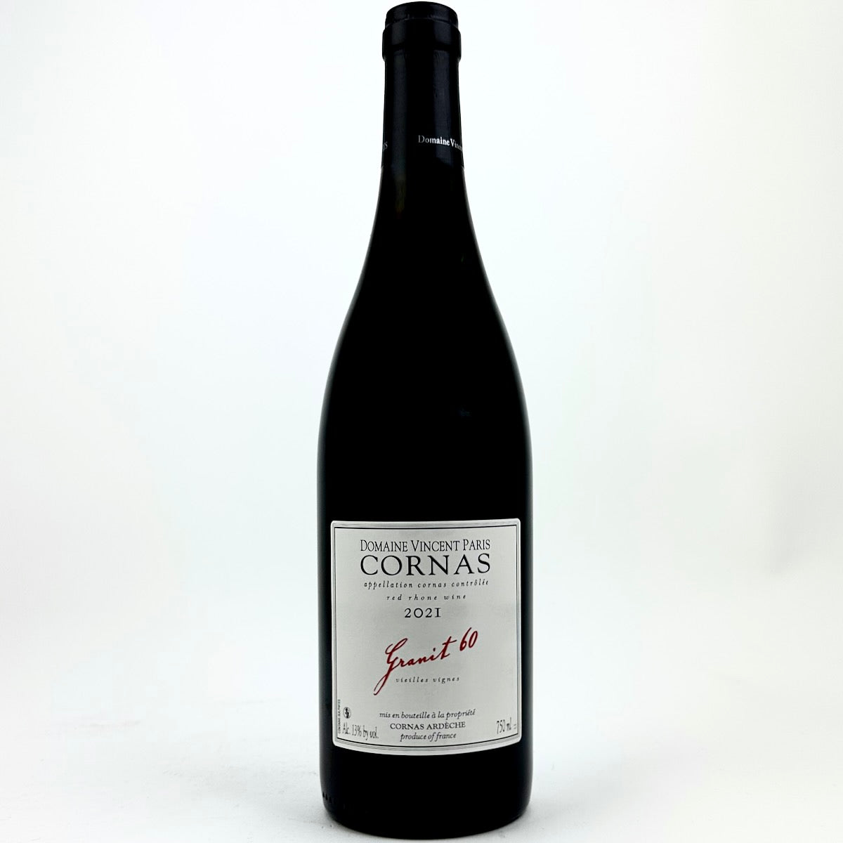 Wine - 2021 Paris, Vincent Cornas Granit 60 -