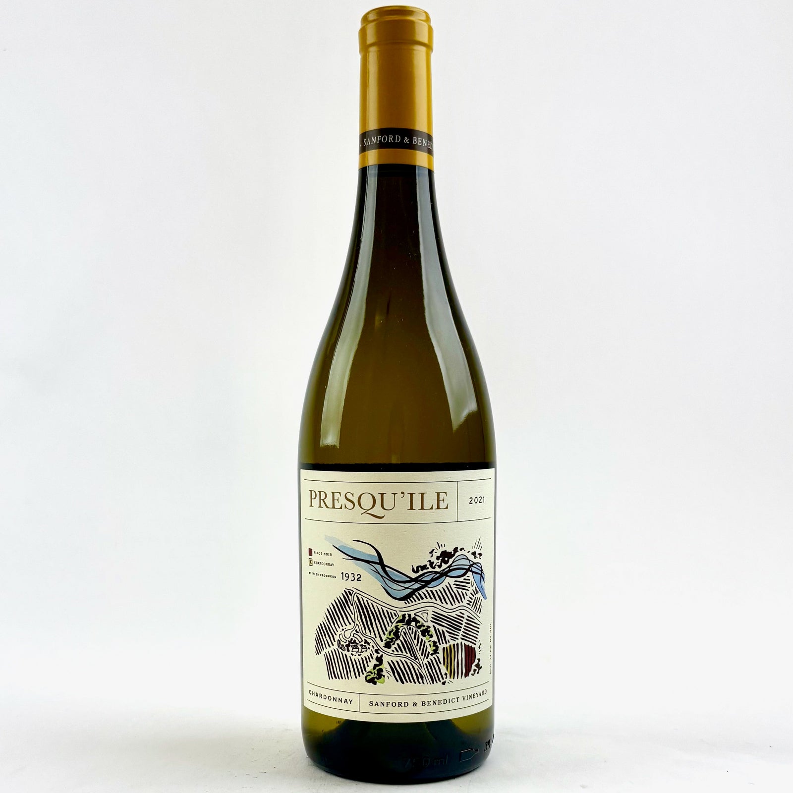 Wine - 2021 Presqu'ile Chardonnay Sanford & Benedict - 860003485088