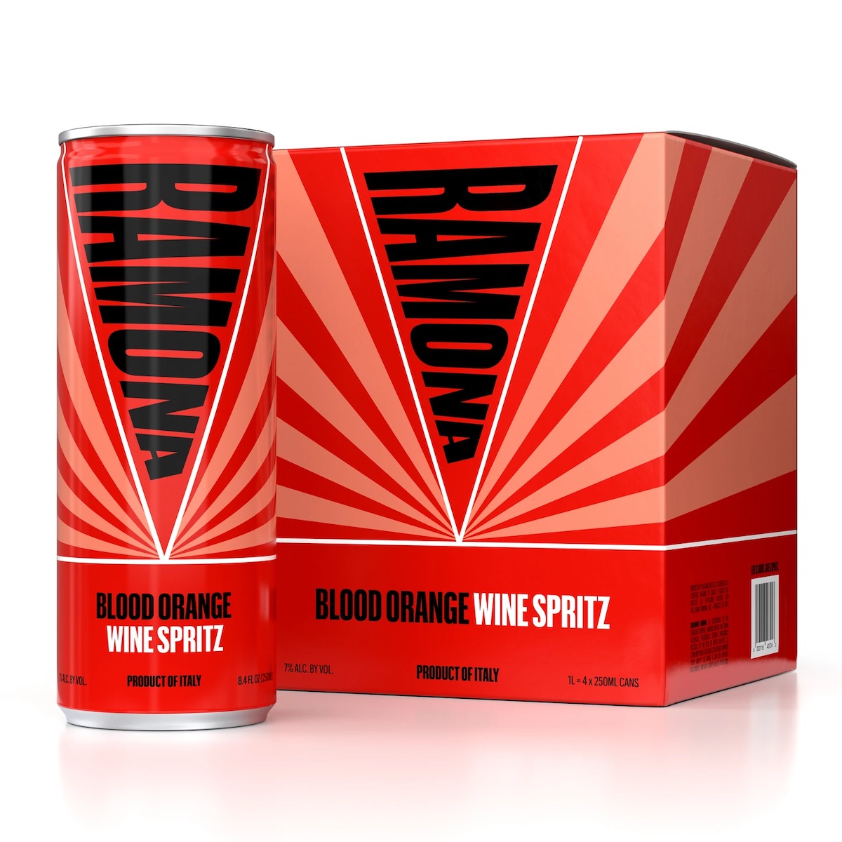 Wine - Ramona Blood Orange Wine Spritz 4 x 250 ml - 8033116407243